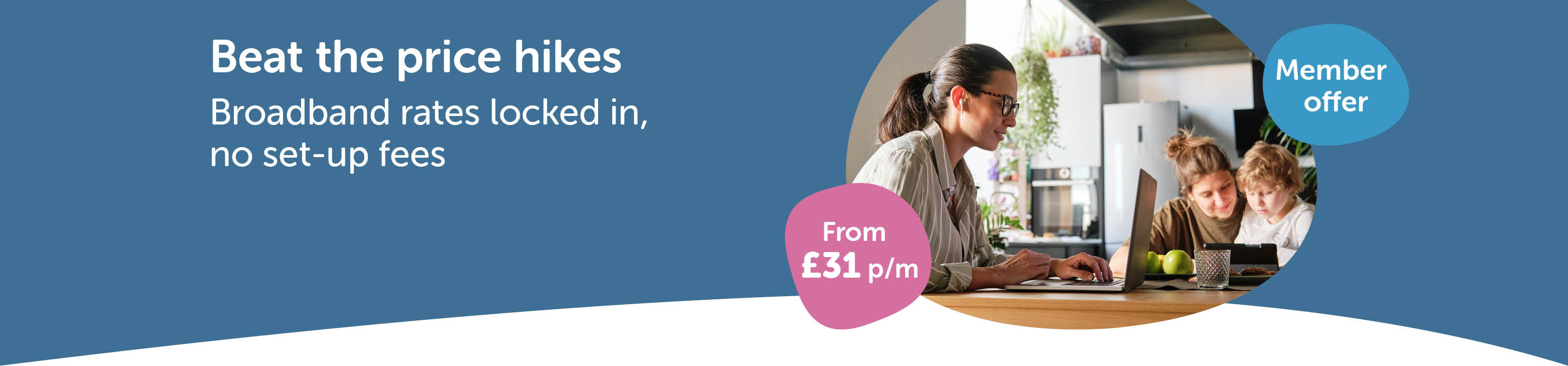 Woman using her laptop