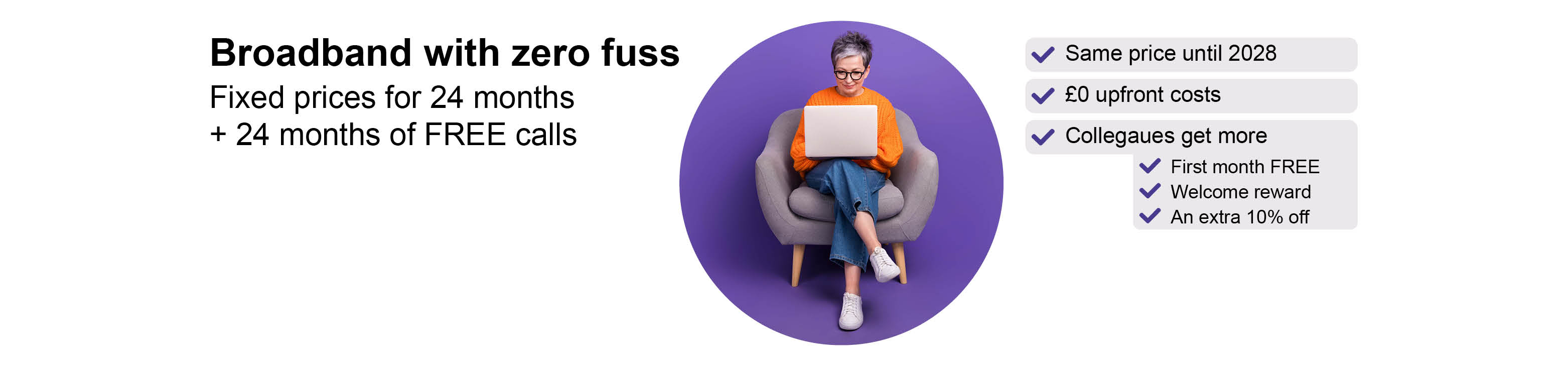woman sat using her laptop