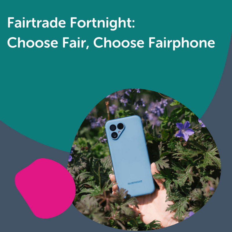 Fairphone 5 in sky blue