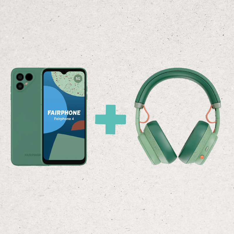 Fairphone 4 & Fairbuds XL headphones