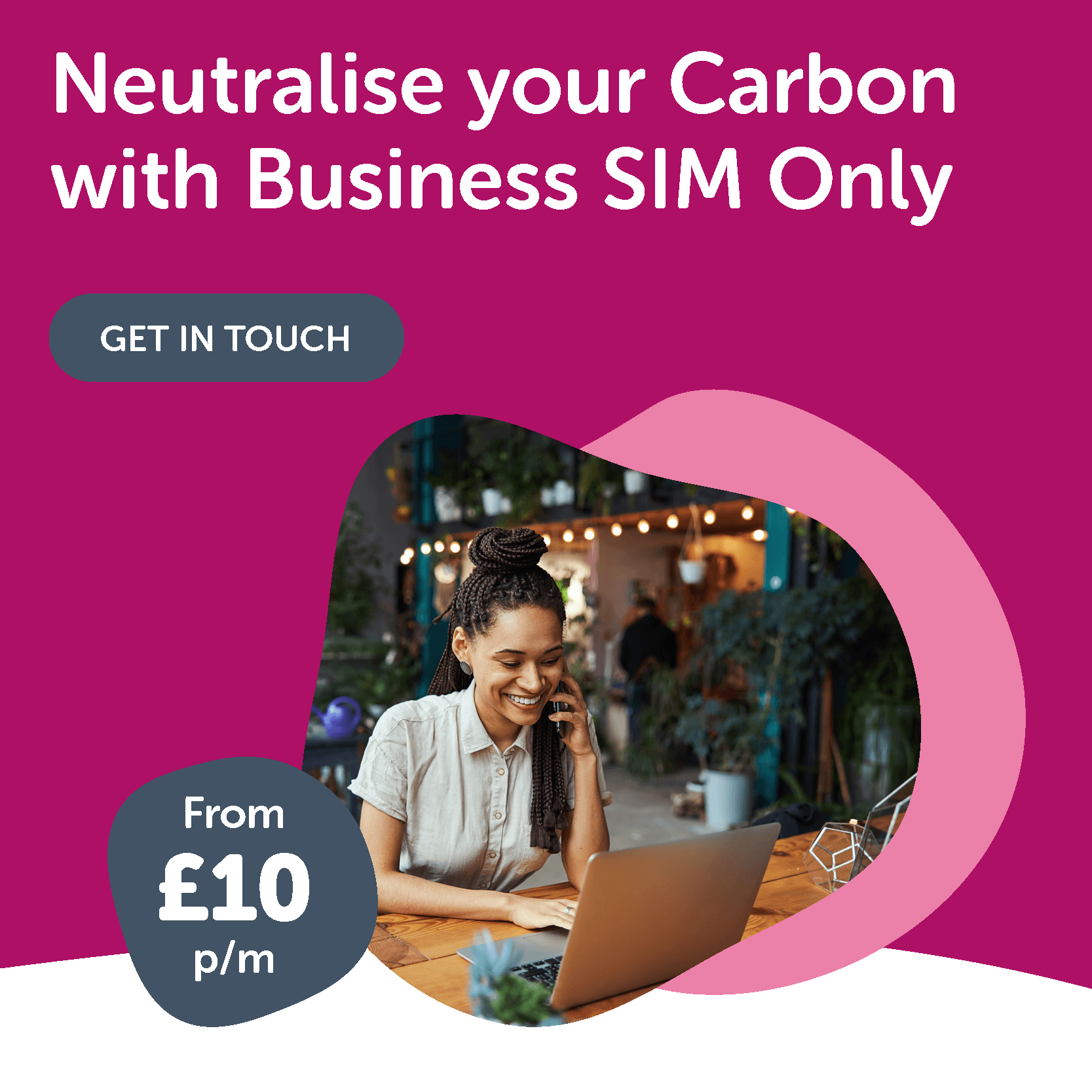 woman making a call and using her laptop