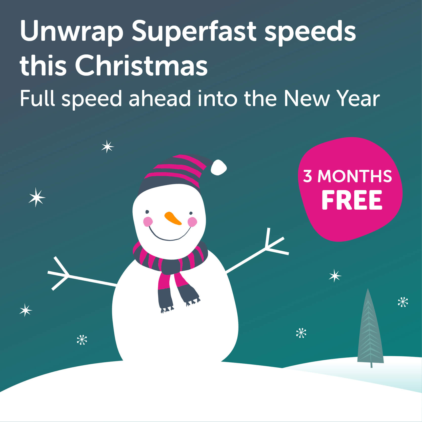 illustration of a snowman