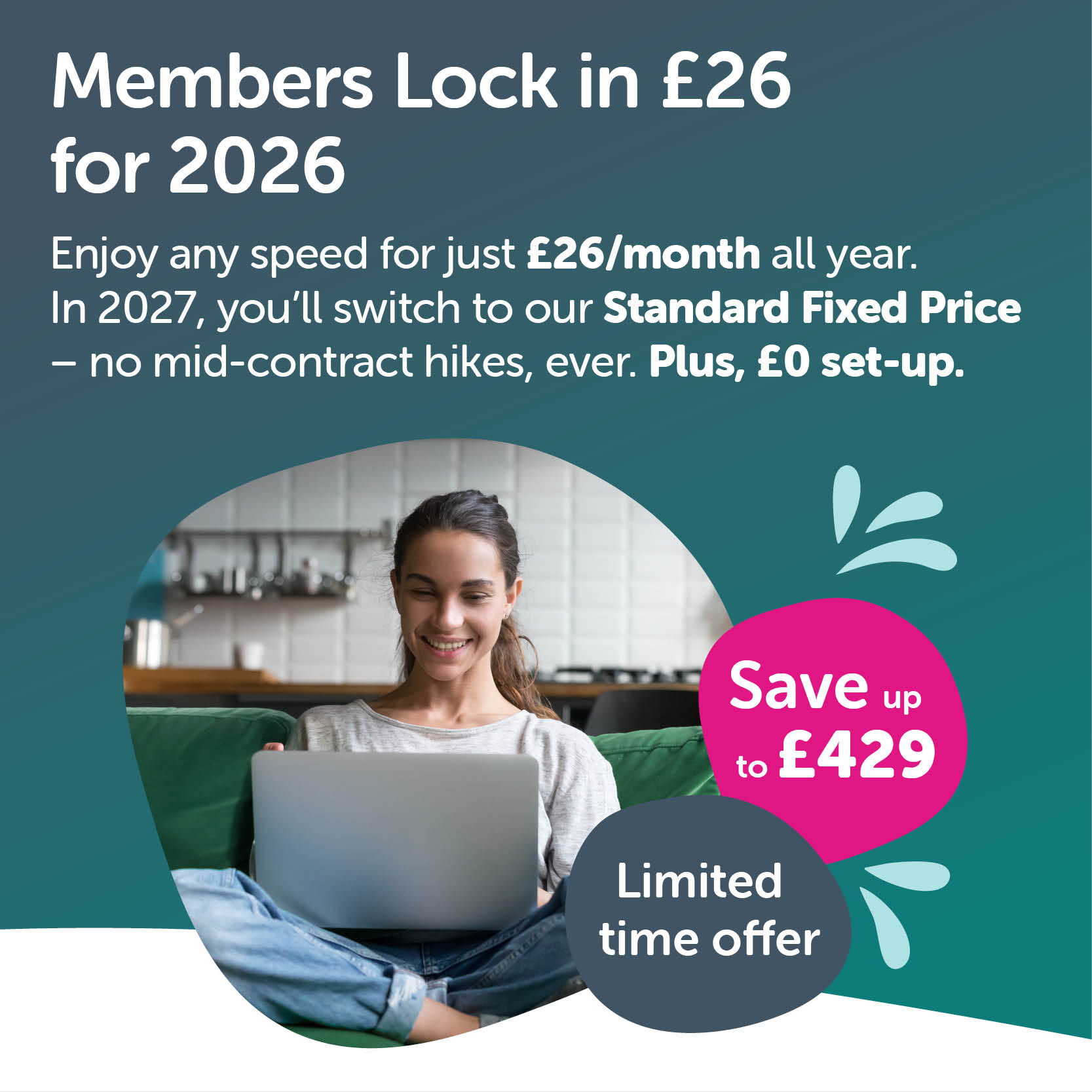 Santa using his laptop