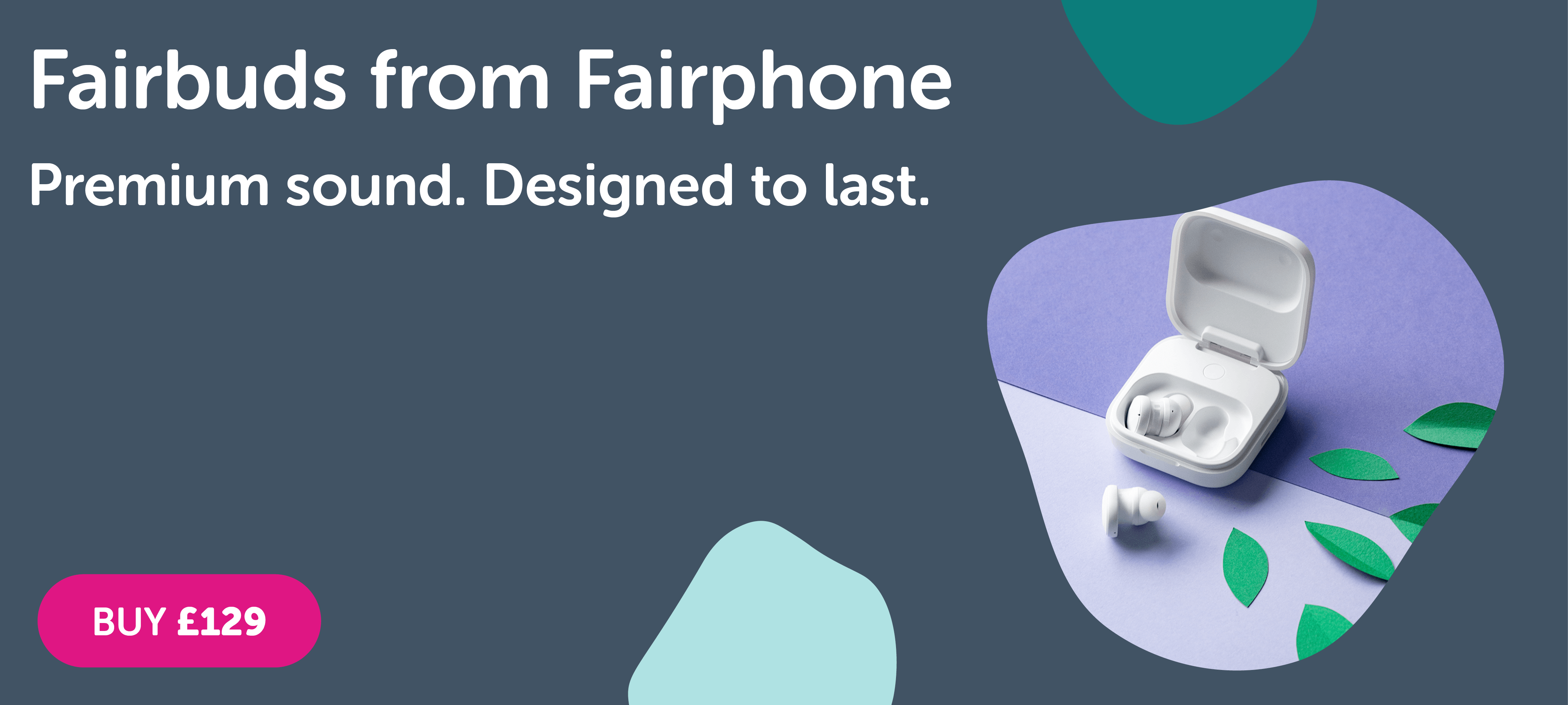Fairbud earphones from Fairphone