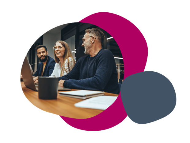 Business colleagues in a meeting