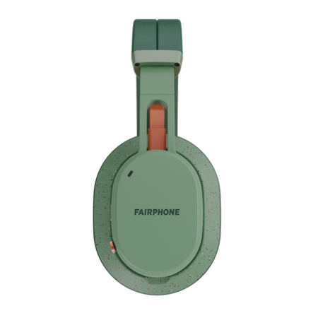 side view of Fairbuds XL in green