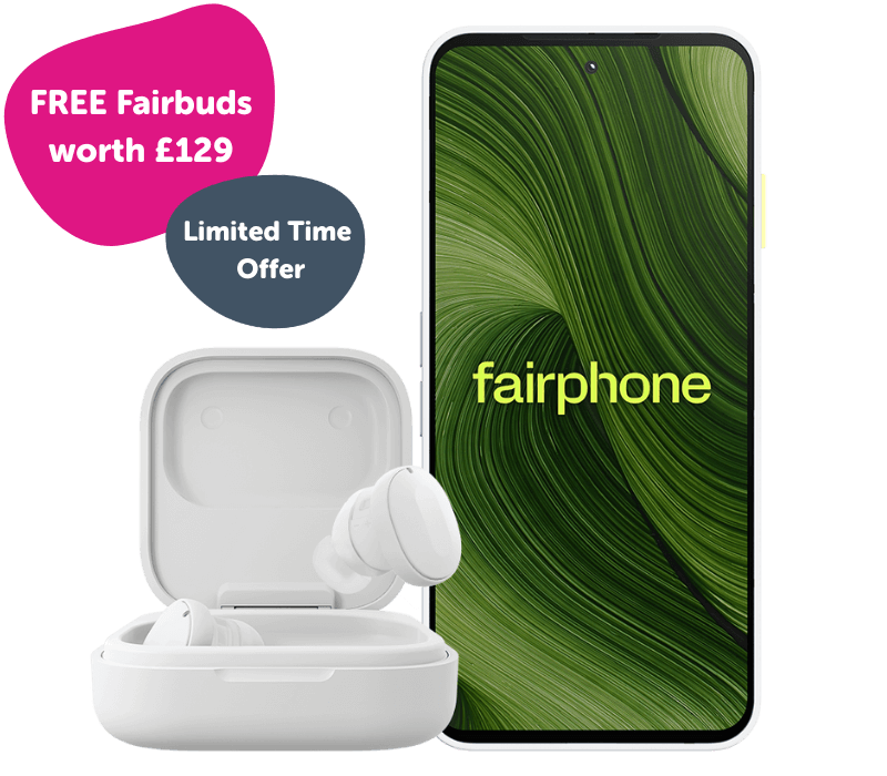 Fairphone Gen.6 with Fairbuds