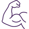 Physical fitness initiatives icon