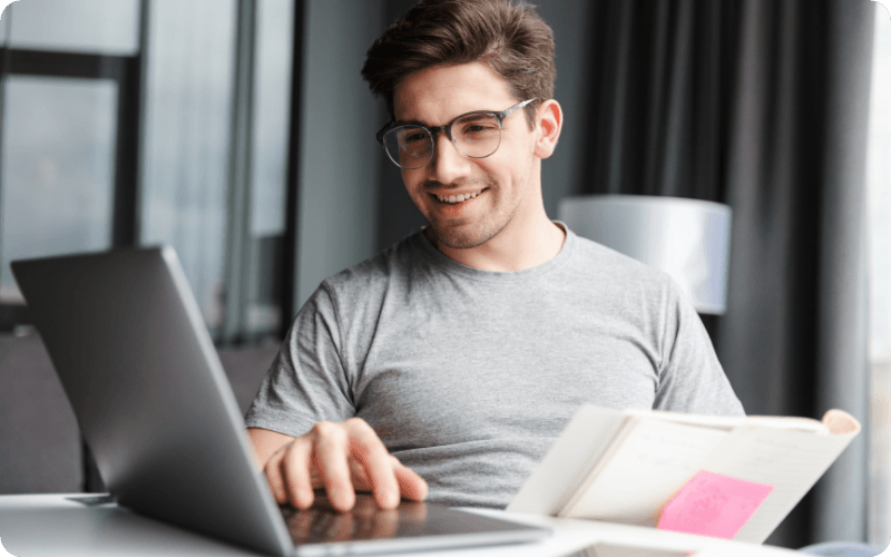 Man looking for a new broadband provider