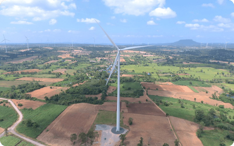 wind turbine in thailand