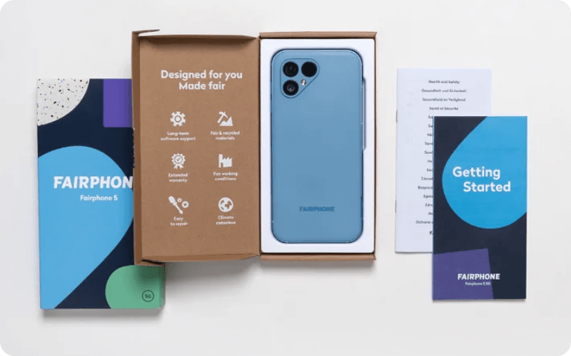 what's in the box of a Fairphone