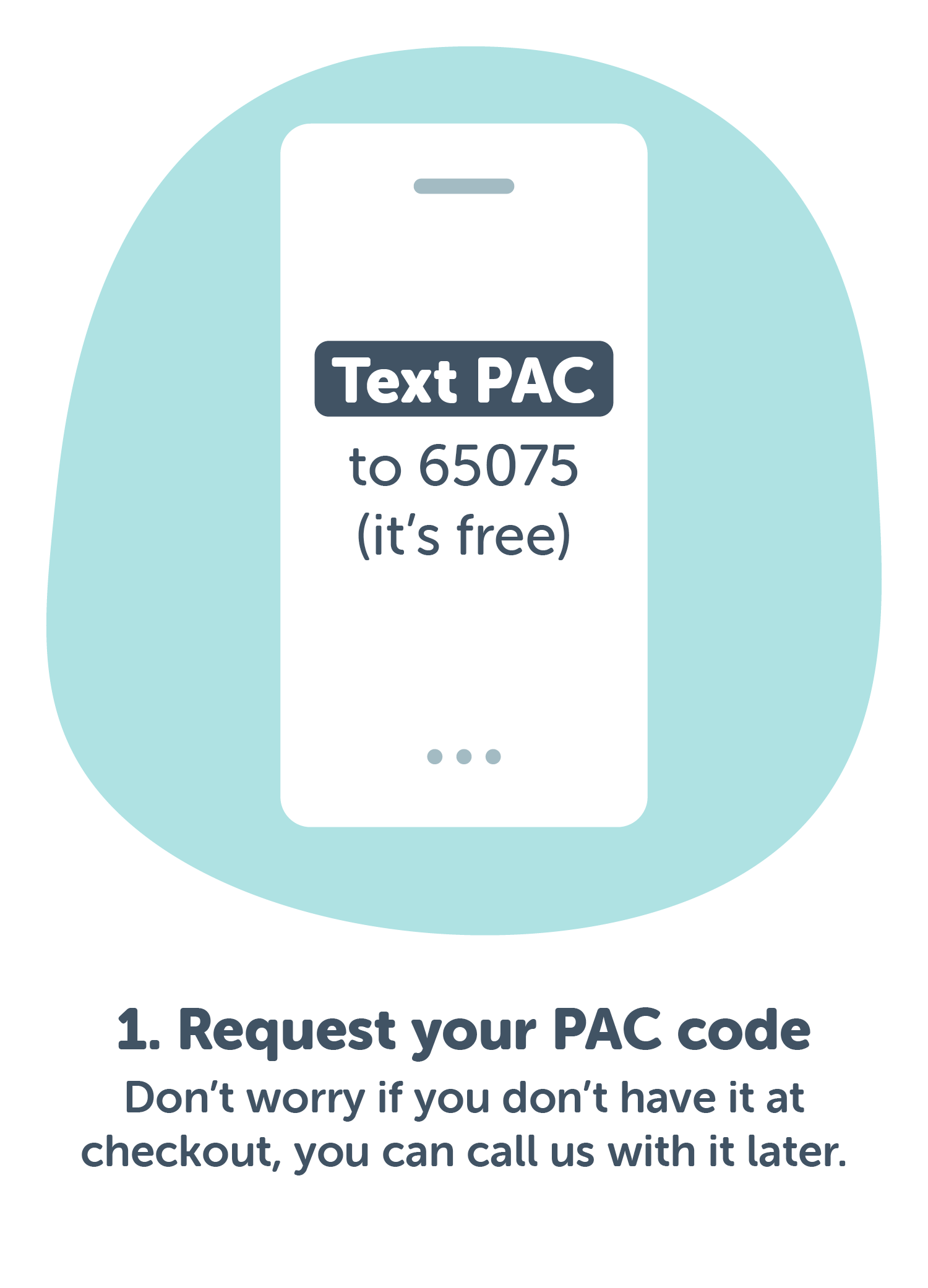 Request your PAC code