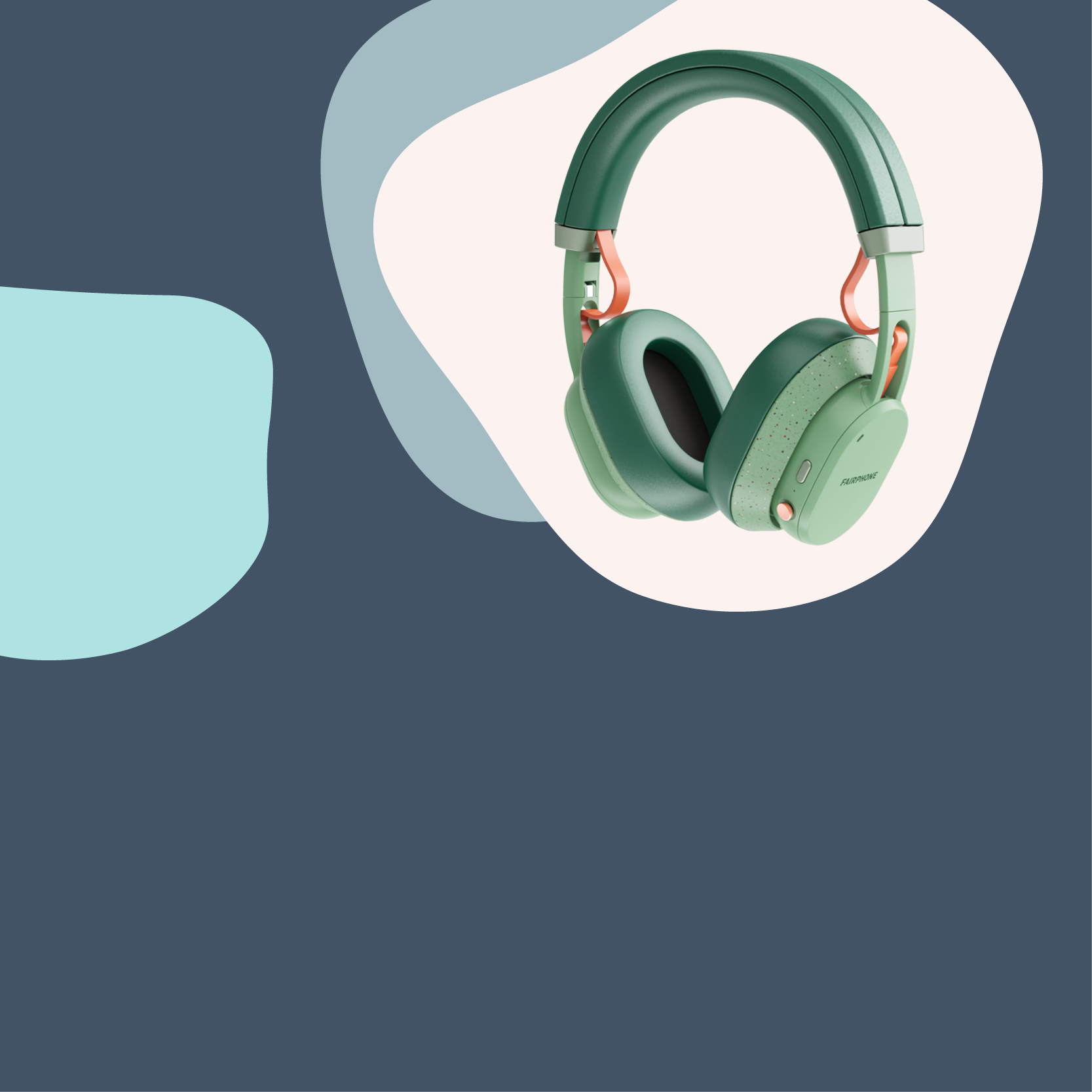 Fairbuds XL headphones in green