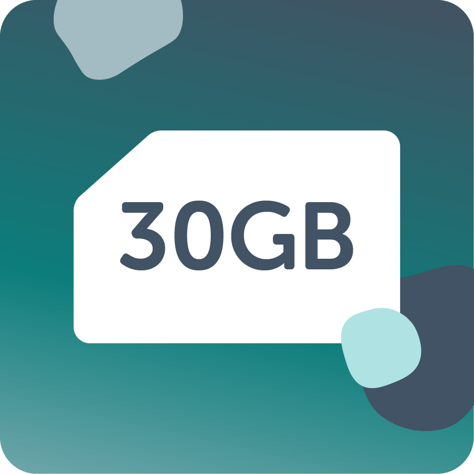 30GB SIMO tile