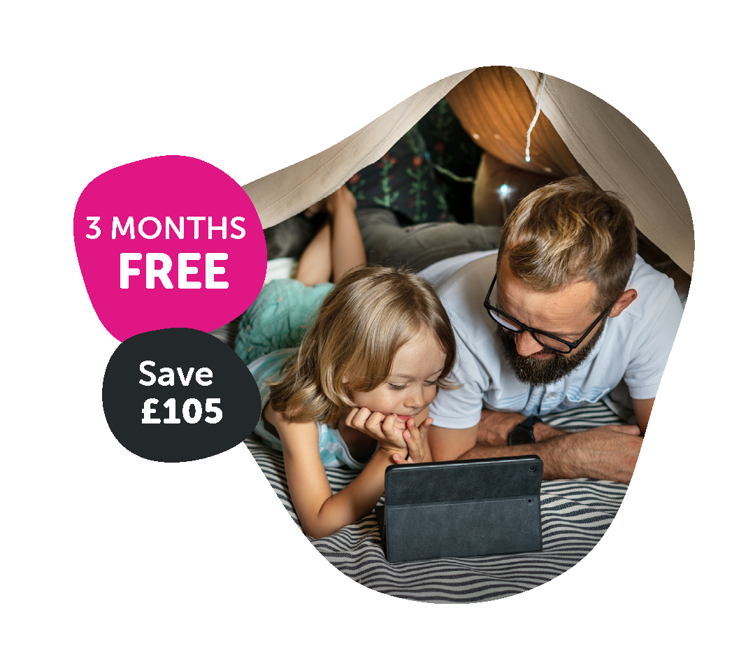 woman using her computer at home