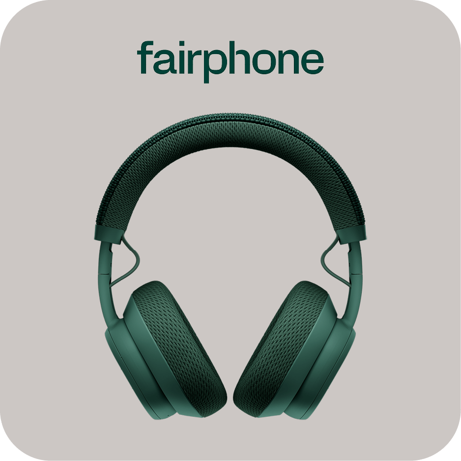 Fairbuds XL headphones in green