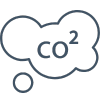 reduce carbon emissions icon