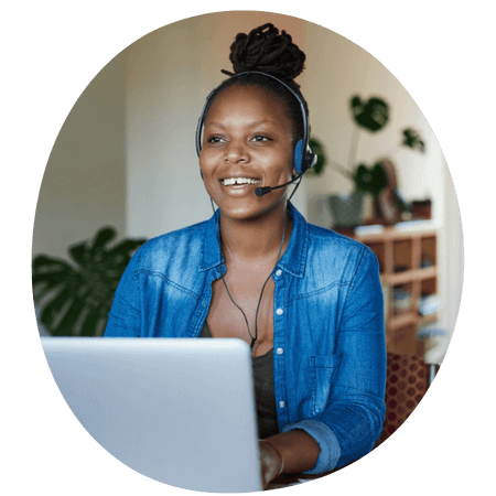 remote worker working from home