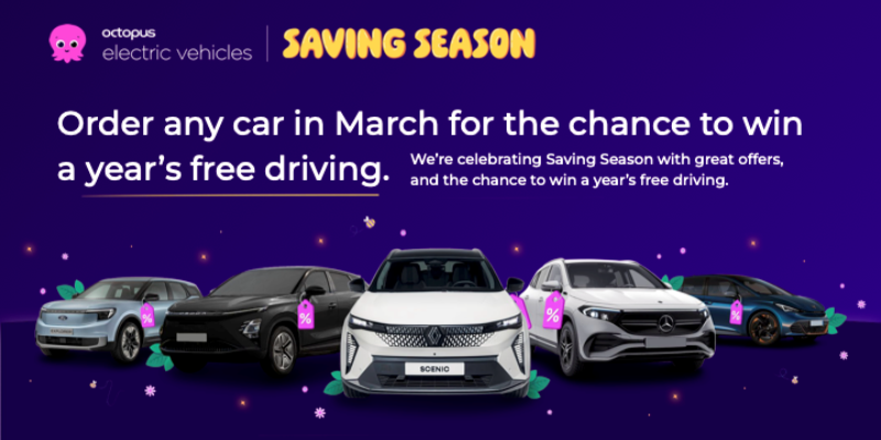 octopus EV saving season