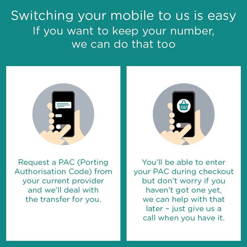 Keep your mobile number when you switch