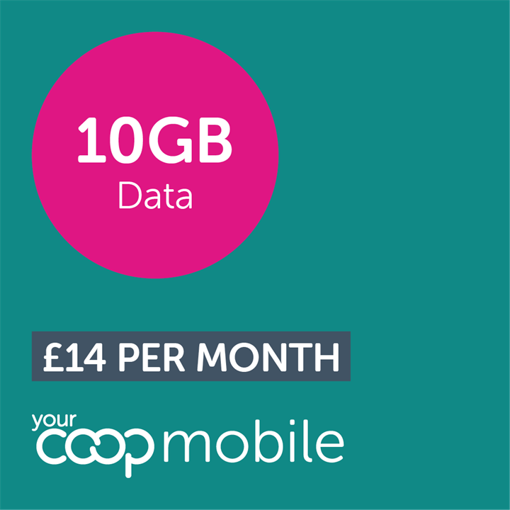 Your Mobile 10GB - with unlimited calls and texts