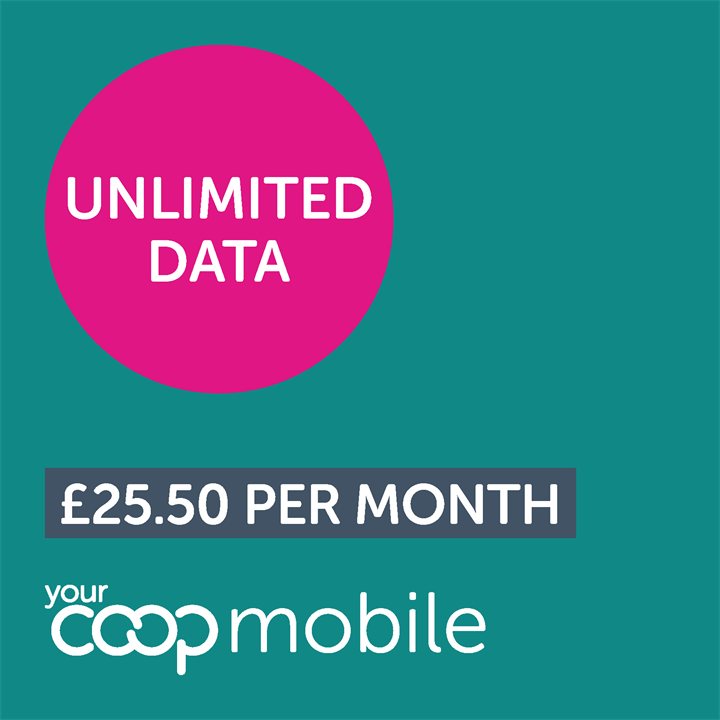 Unlimited Calls, Texts & Data - SIM only