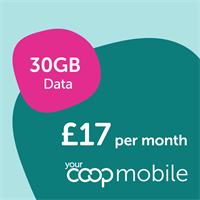 30GB SIM only – Unlimited calls and texts