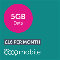 Unlimited Calls, Texts & 5GB Data - SIM only