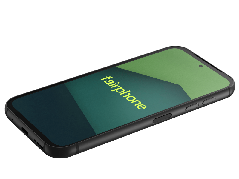 Fairphone 5 lying down
